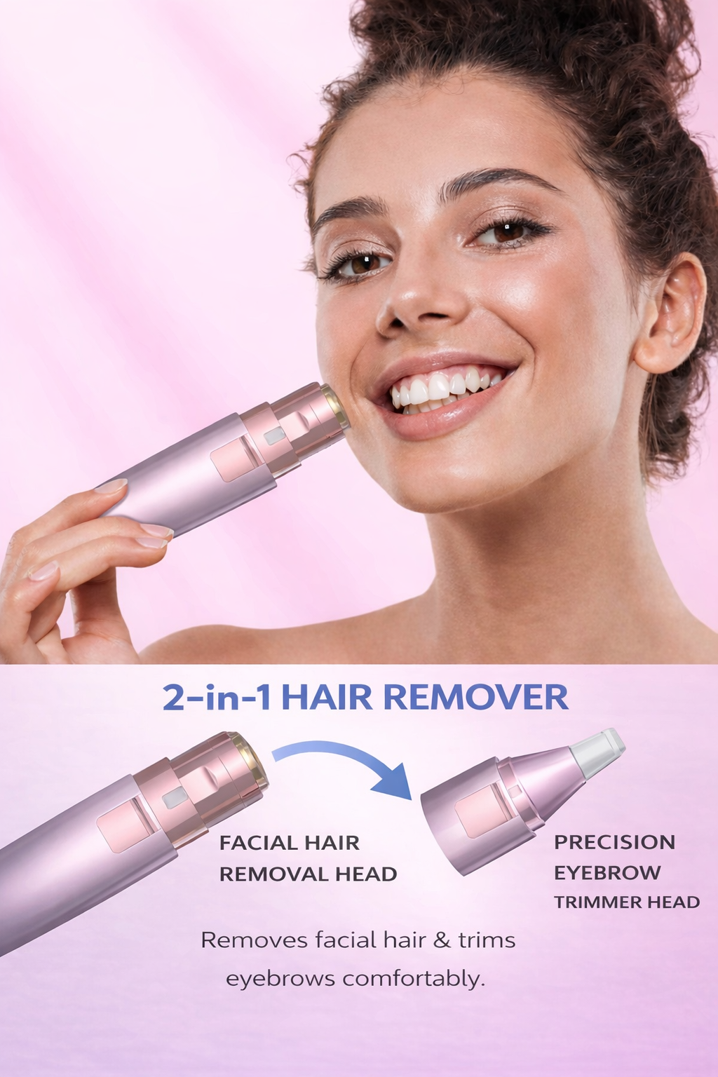 2-in-1 Facial Hair Remover